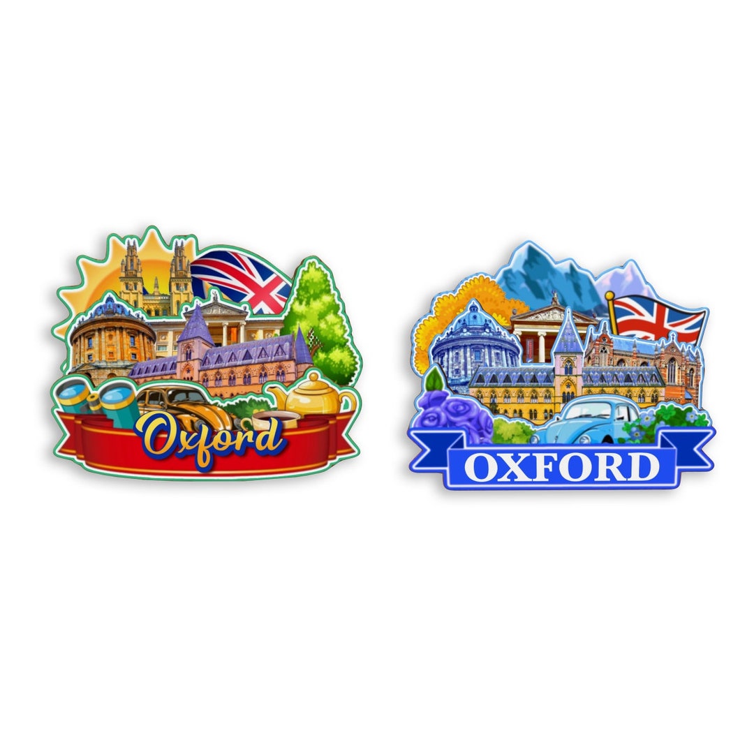 Oxford UK Fridge City Trvavel Souvenirs Handmade Wood Decorative