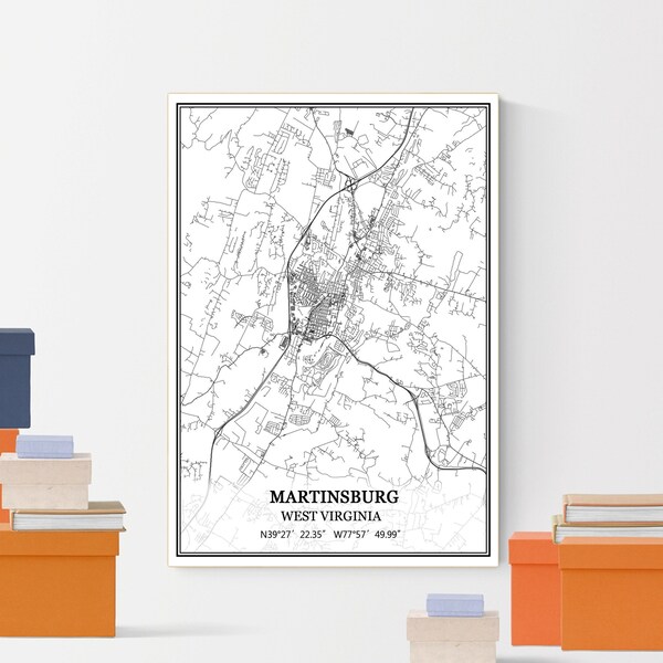 Martinsburg City Art Etsy