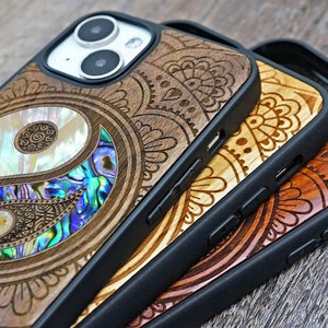 Symbol For Balance, Yin And Yang Art, Wood Phone Case, iPhone 15 14 13 12 Mini Pro Max, Samsung Case, Pixel 88Pro case, Customised Design image 5