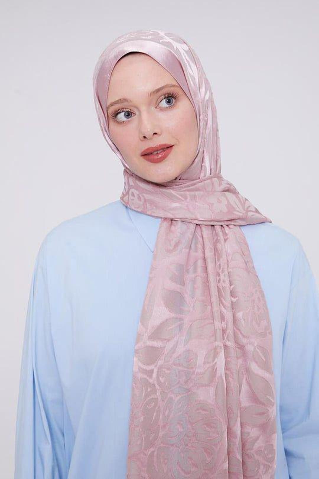 Devore Floral Pattern Floral Pattern Deluxe Devore Hijab|shawl – Elegant Lightweight Scarf - Etsy