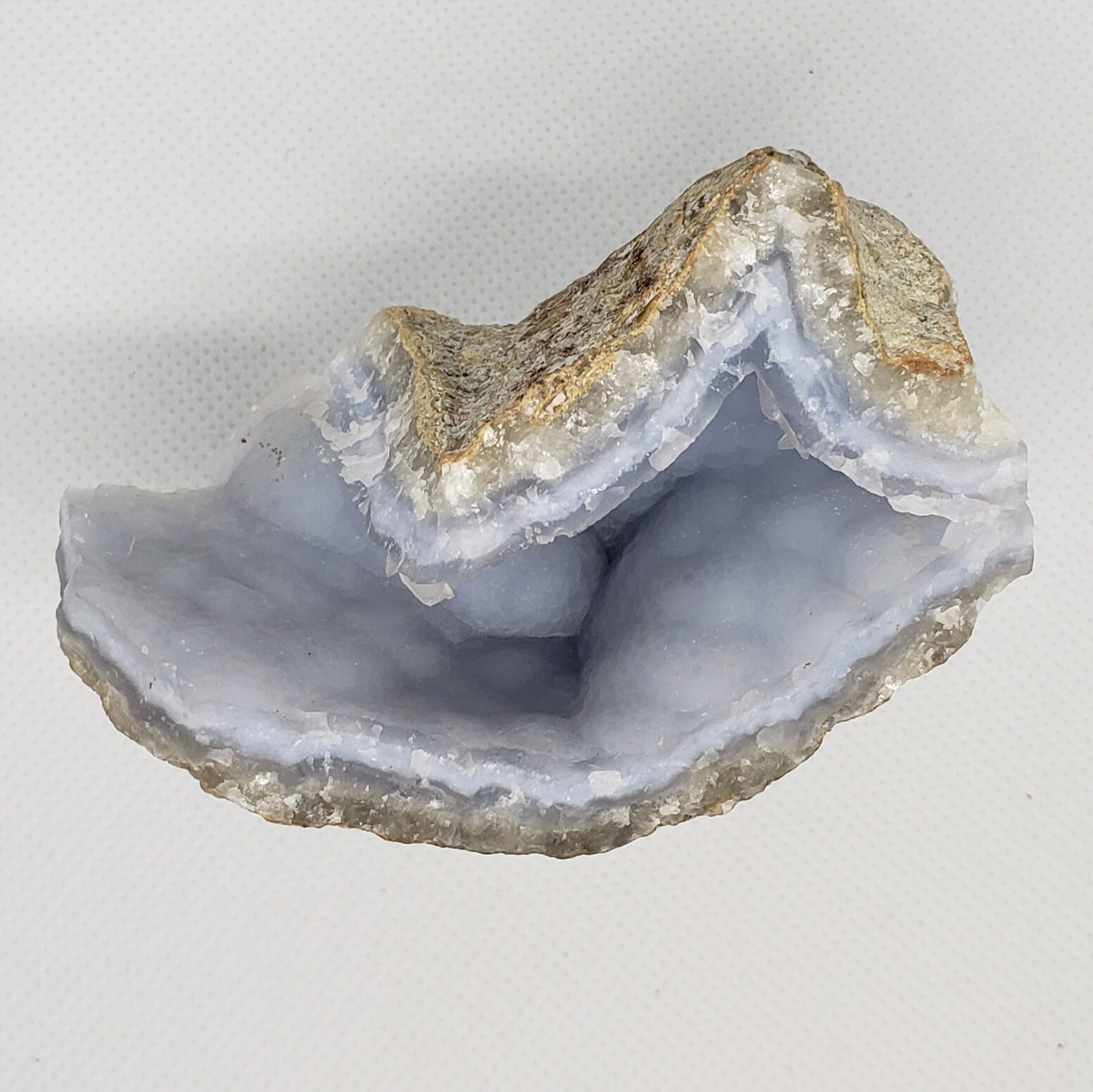 Blue Chalcedony Blue Chalcedony Geode Crystal Geode | Etsy