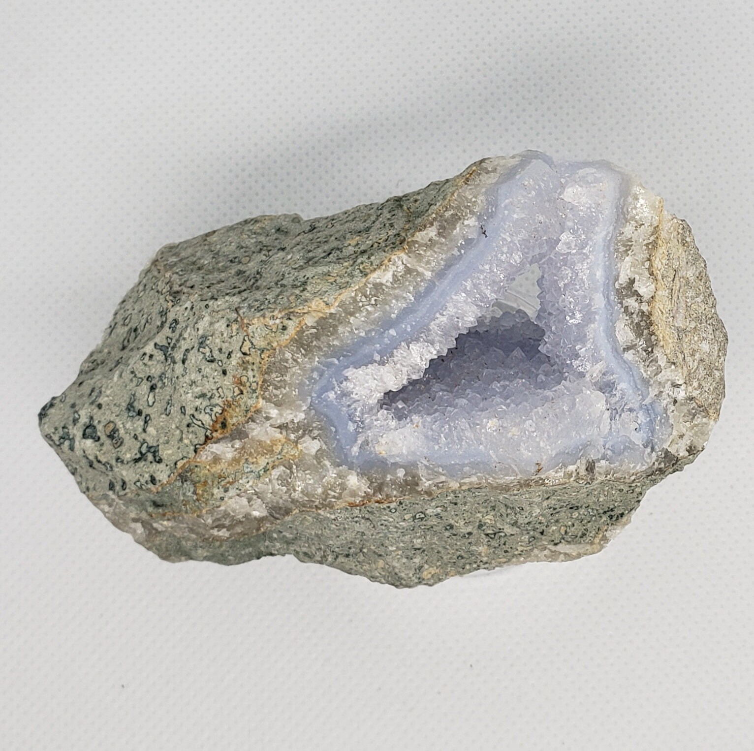 Blue Chalcedony Blue Chalcedony Geode Crystal Geode | Etsy