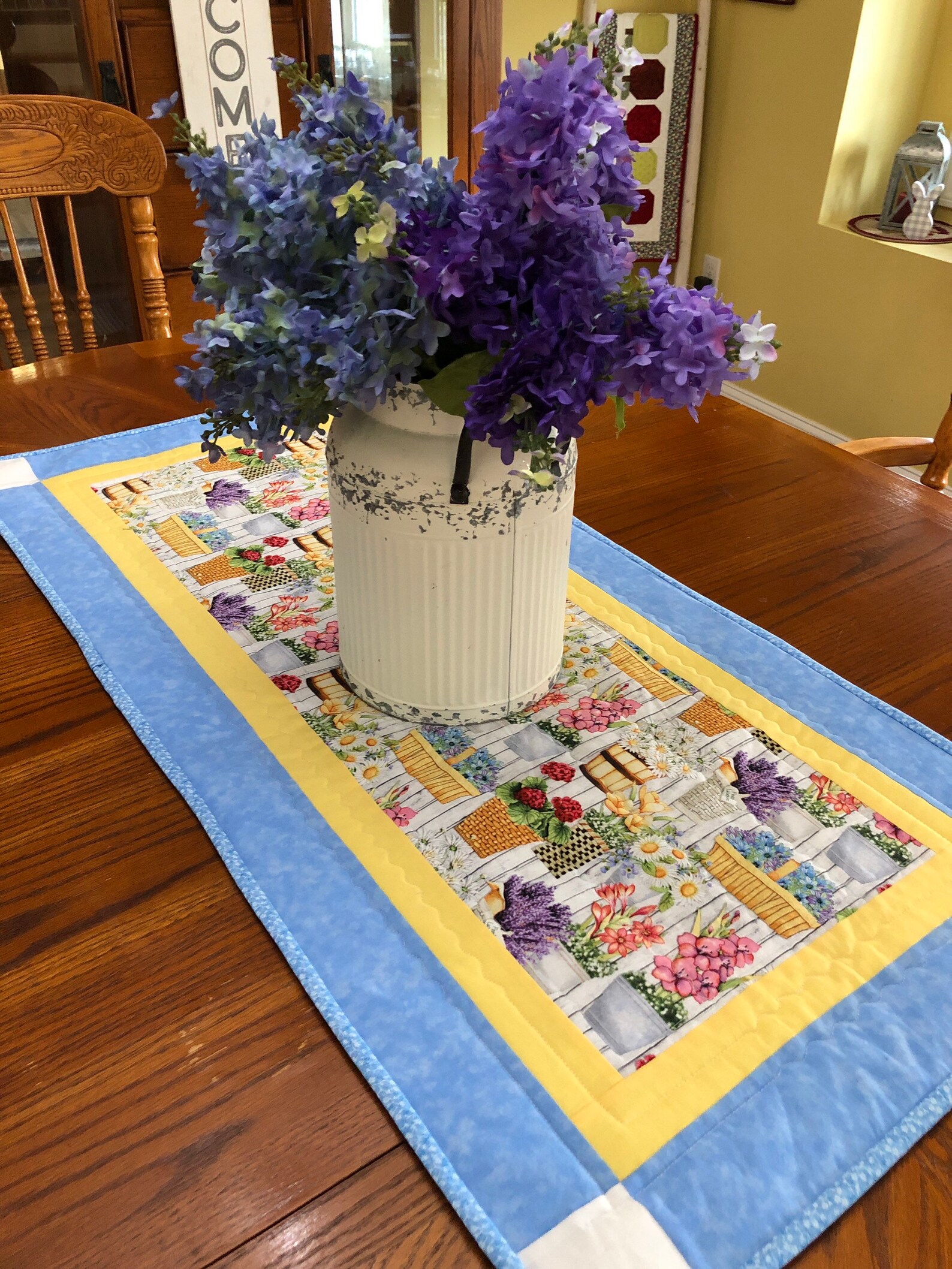 Patchwork Table Runner Etsy
