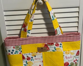 Patchwork Quilted Handbag