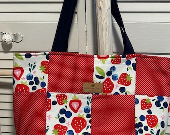 Patchwork Quilted Handbag