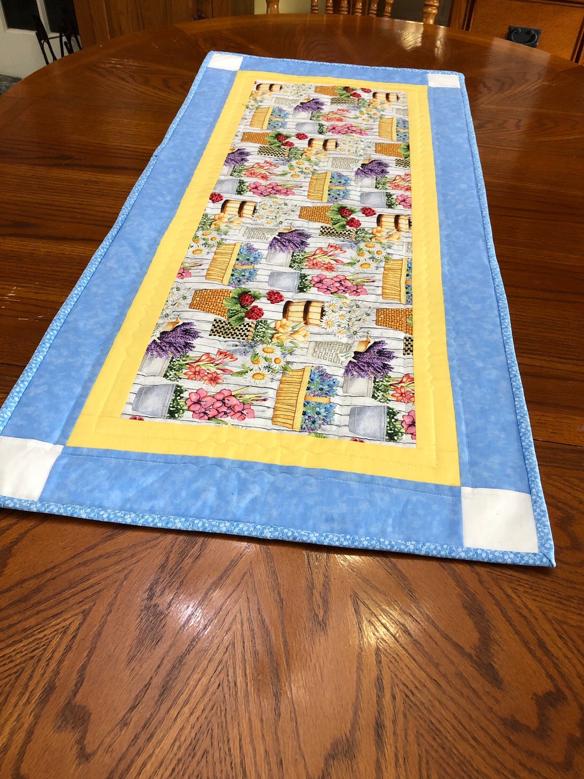 Patchwork Table Runner Etsy