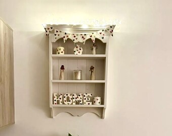 m57 Traditional Shelving Cabinet | Wall Mounted Shelving Unit | Solid Pine Shelf | Wooden Shelf | Cottage Shelving Unit