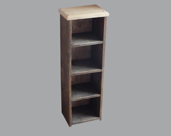 c1 Freestanding Bookshelf | Solid Pine/Oak Freestanding Tall Shelving Unit | Timber Bookcase
