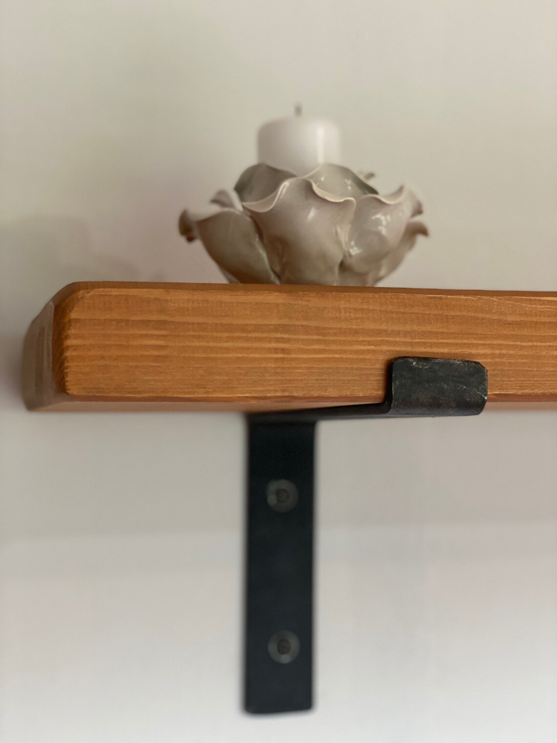 M24 2.8 x 22cm Solid Pine Shelf Shelf With Hanging Brackets Etsy