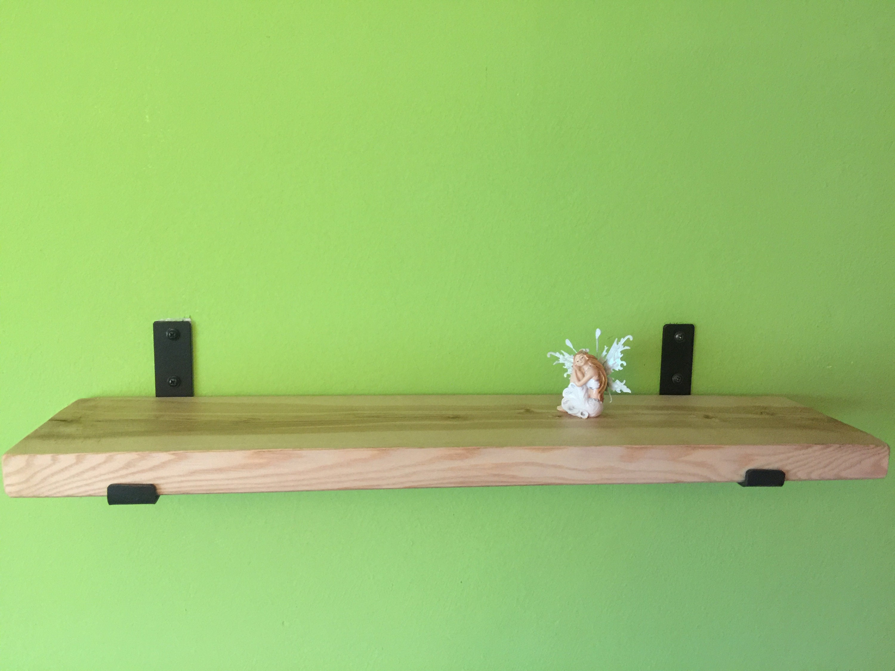 M15 2.8 X 22cm Solid Pine Shelf Shelf With Hanging Brackets Etsy