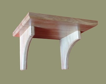 p30 Traditional oak wall hanging simple shelf