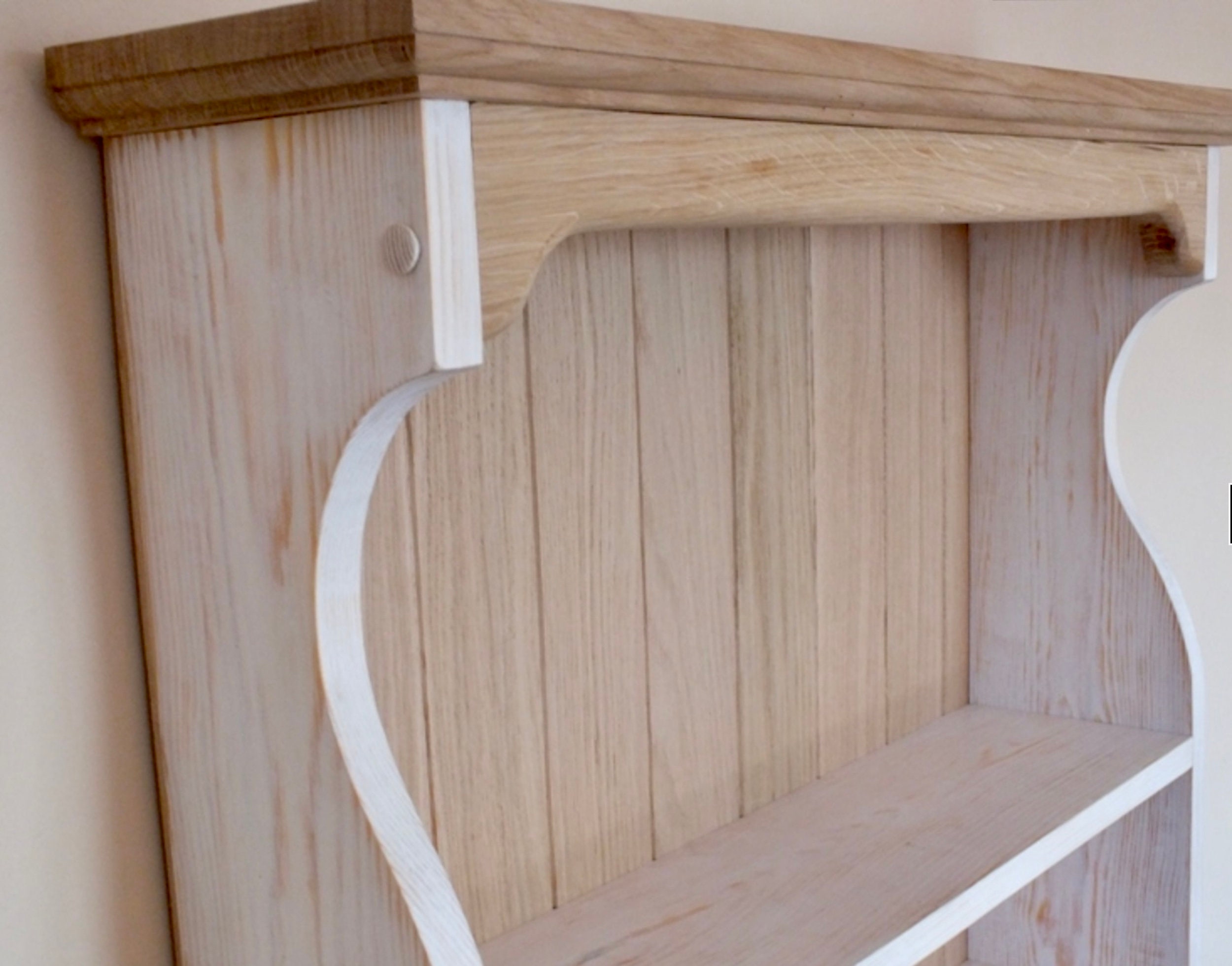 Handmade Pine Cottage Cabinet With Shelves & Drawers | S114 - Etsy UK