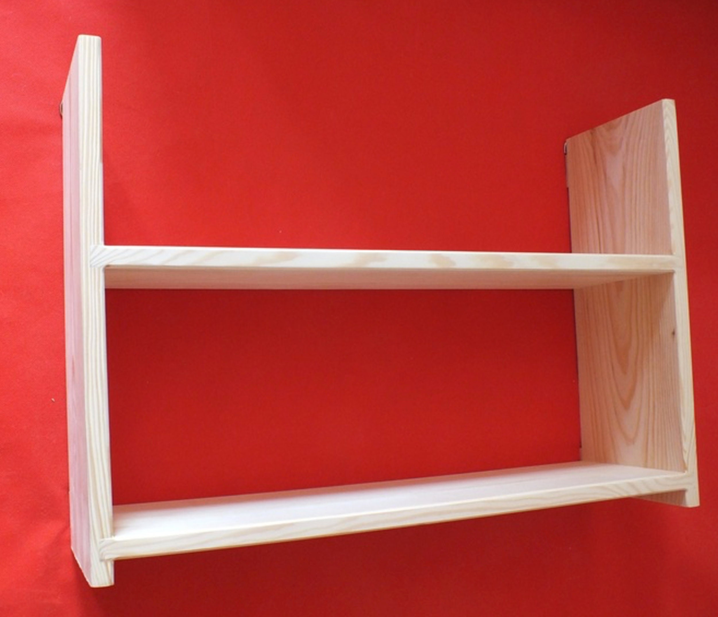P86 Timber Shelf Solid Pine Shelves Wooden Bookshelf Etsy