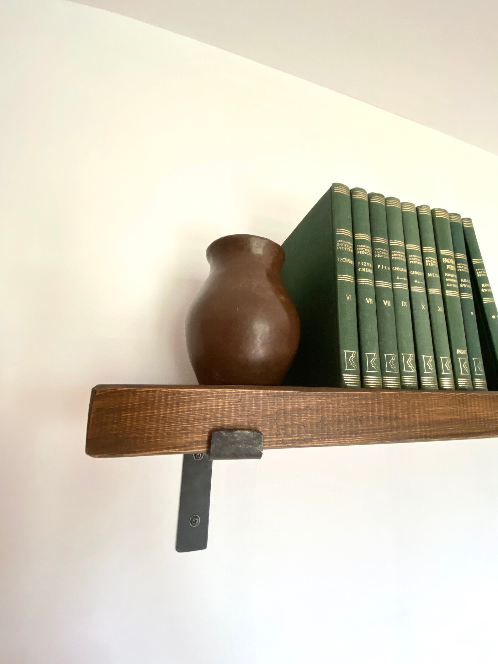 M24 2.8 x 22cm Solid Pine Shelf Shelf With Hanging Brackets Etsy
