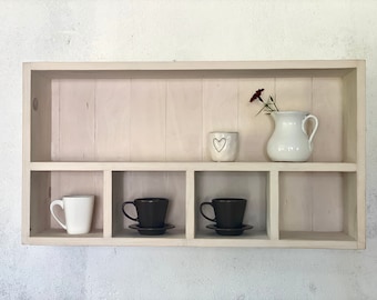 p50 Wall mounted open five compartments cabinet