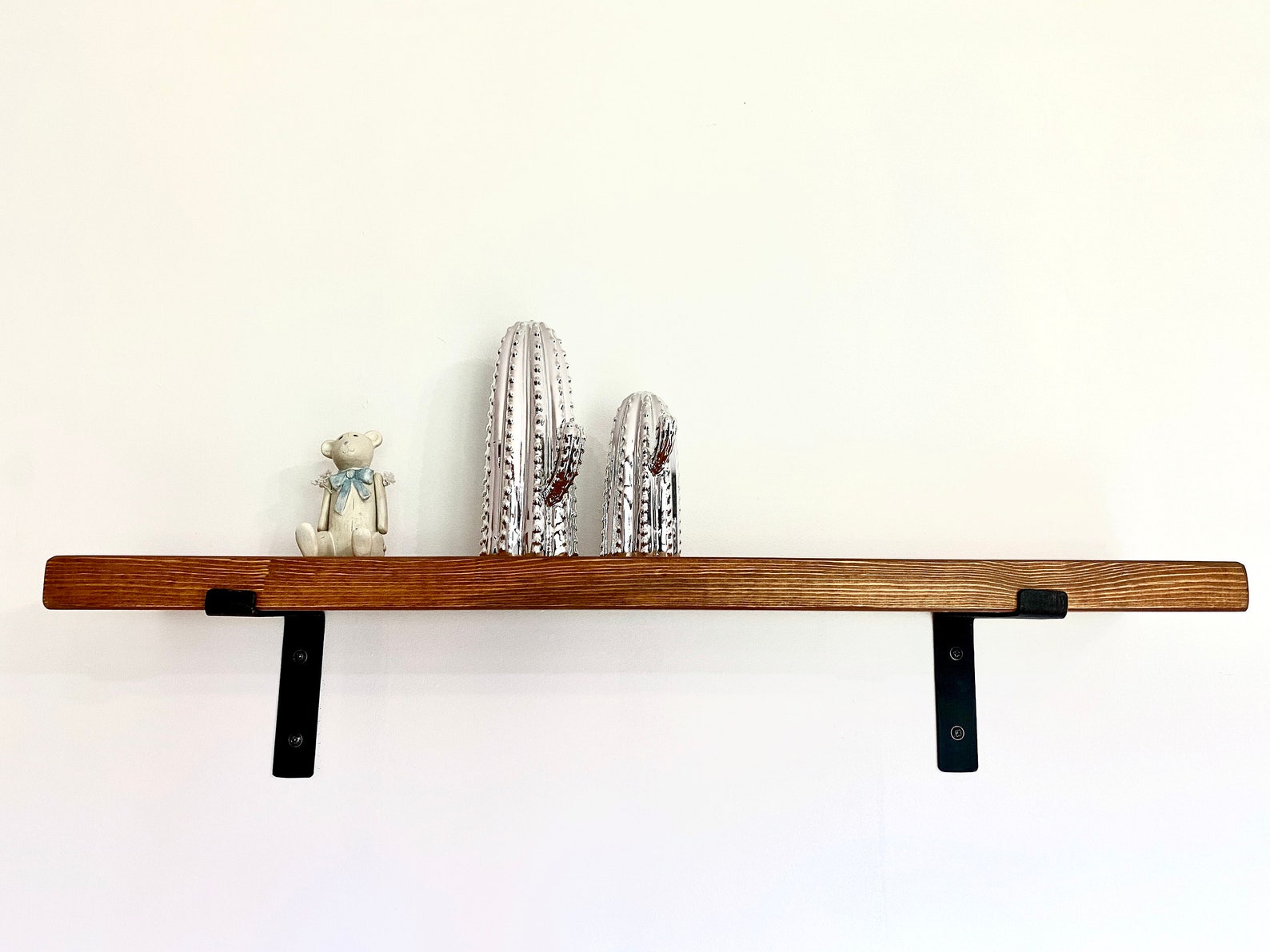 M24 2.8 x 22cm Solid Pine Shelf Shelf With Hanging Brackets Etsy