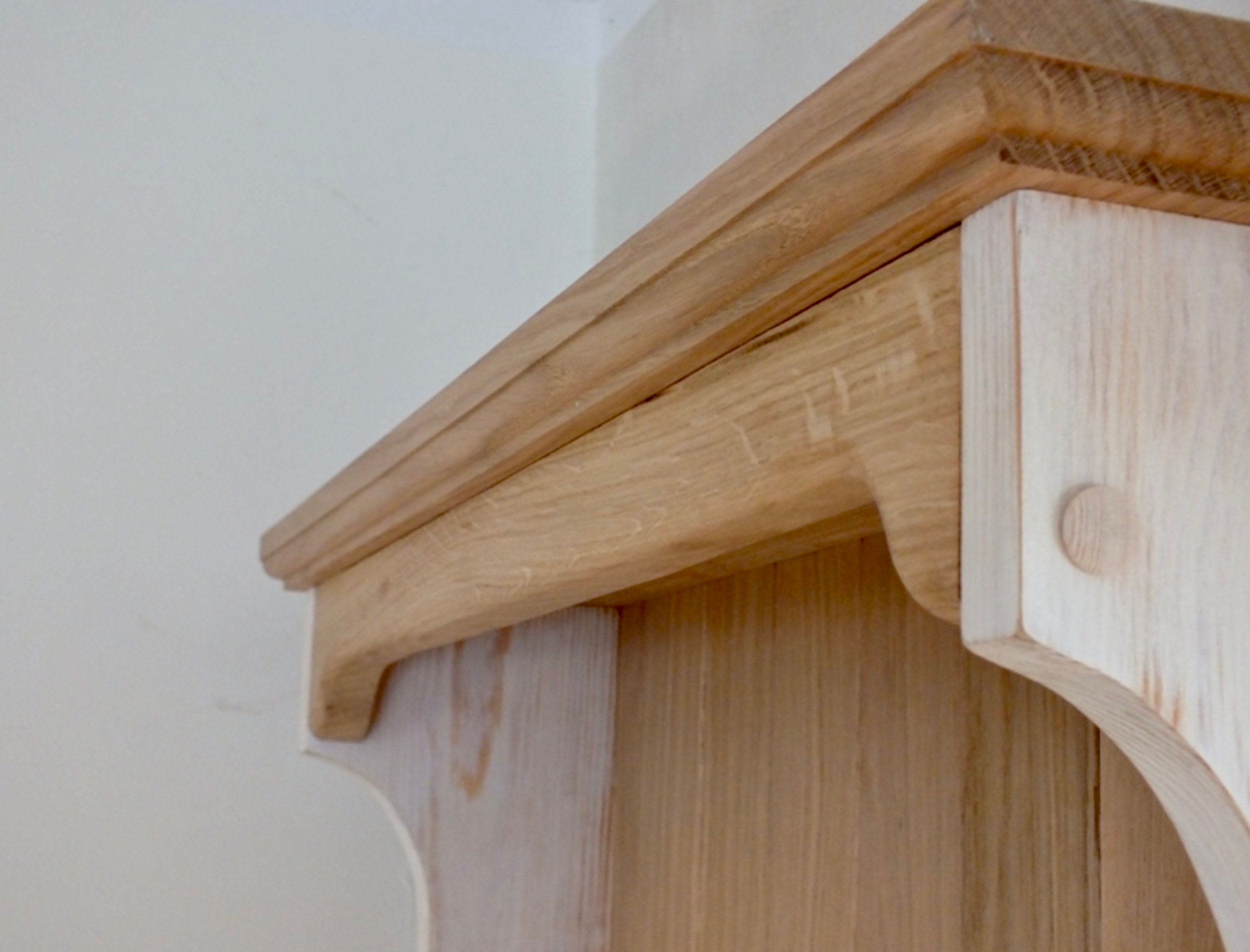 Handmade Pine Cottage Cabinet With Shelves & Drawers | S114 - Etsy UK