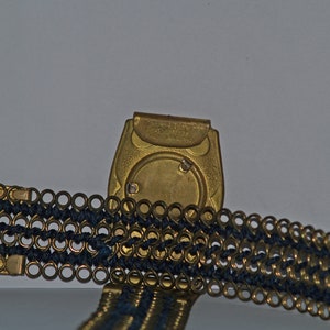 vintage Martin Pat Belt NO: 660336 Modèle dancre de la marine Made in England Navy image 6