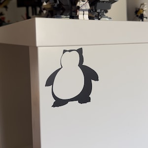 Snorlax Vinyl Sticker (2 stickers included)