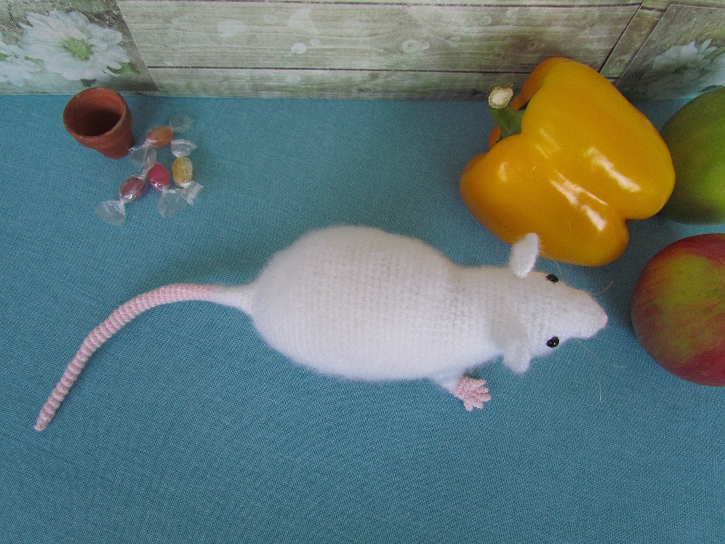 Stuffed toy Rat plush toy Rat decor Etsy