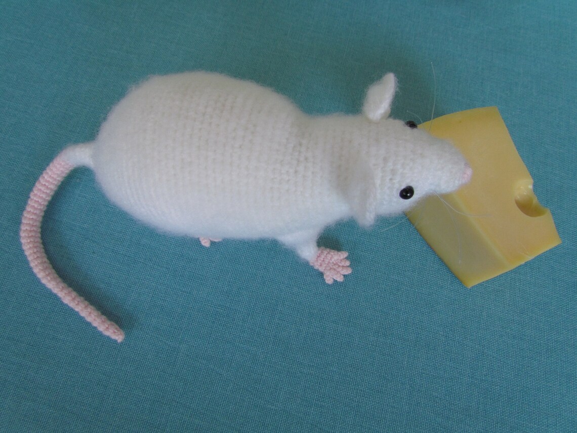 Stuffed toy Rat plush toy Rat decor Etsy