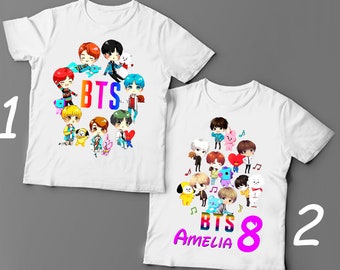 bts printed t shirt for girl