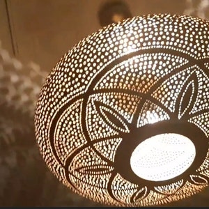 Lampe marocaine, suspension, lampe faite main, veilleuse, abat-jour.