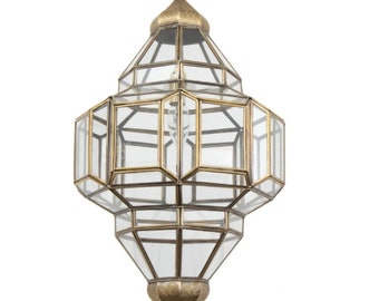 Glass light, Moroccan Elegance Pendant Filigrain lighting style, Moroccan handmade brass pendant light handmade furniture and decor
