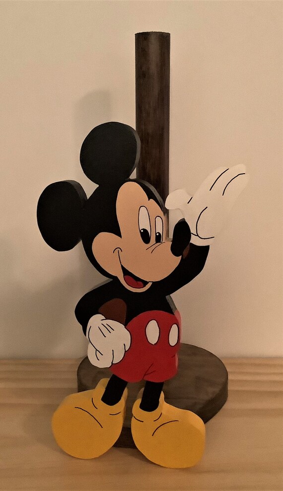 Mickey Mouse Inspired Paper Towel Holder Etsy