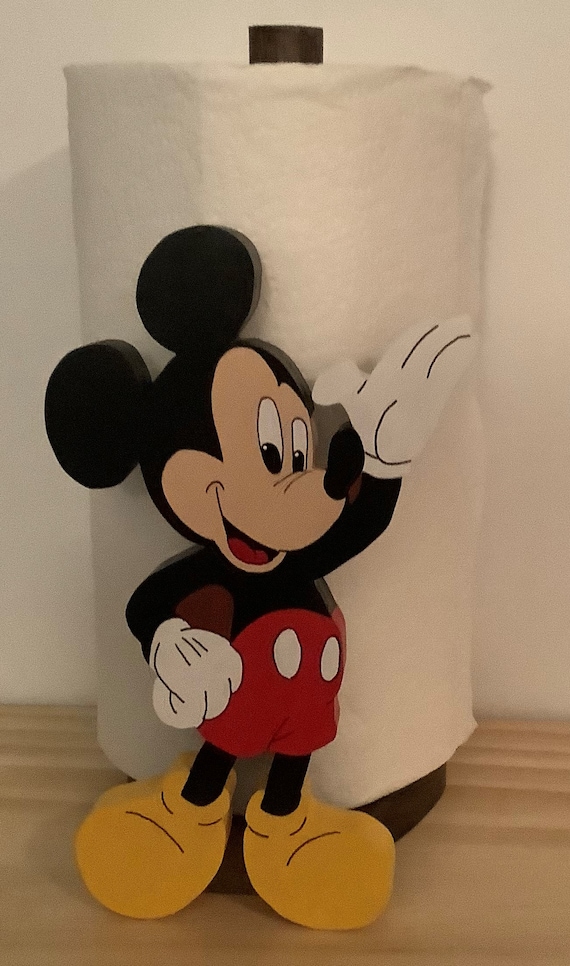 Mickey Mouse Inspired Paper Towel Holder Etsy