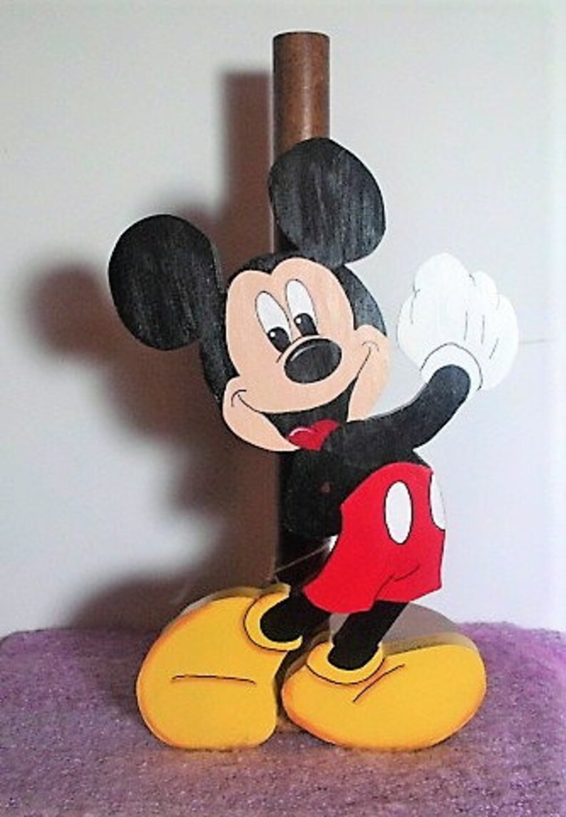 Disney Inspired Mickey Mouse Paper Towel Holder Etsy