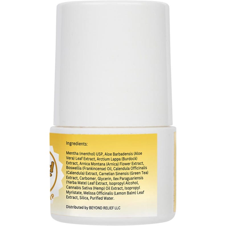 Organic Hemp Menthol Cooling Muscle Rub, Healing Hemp Pain Rollers