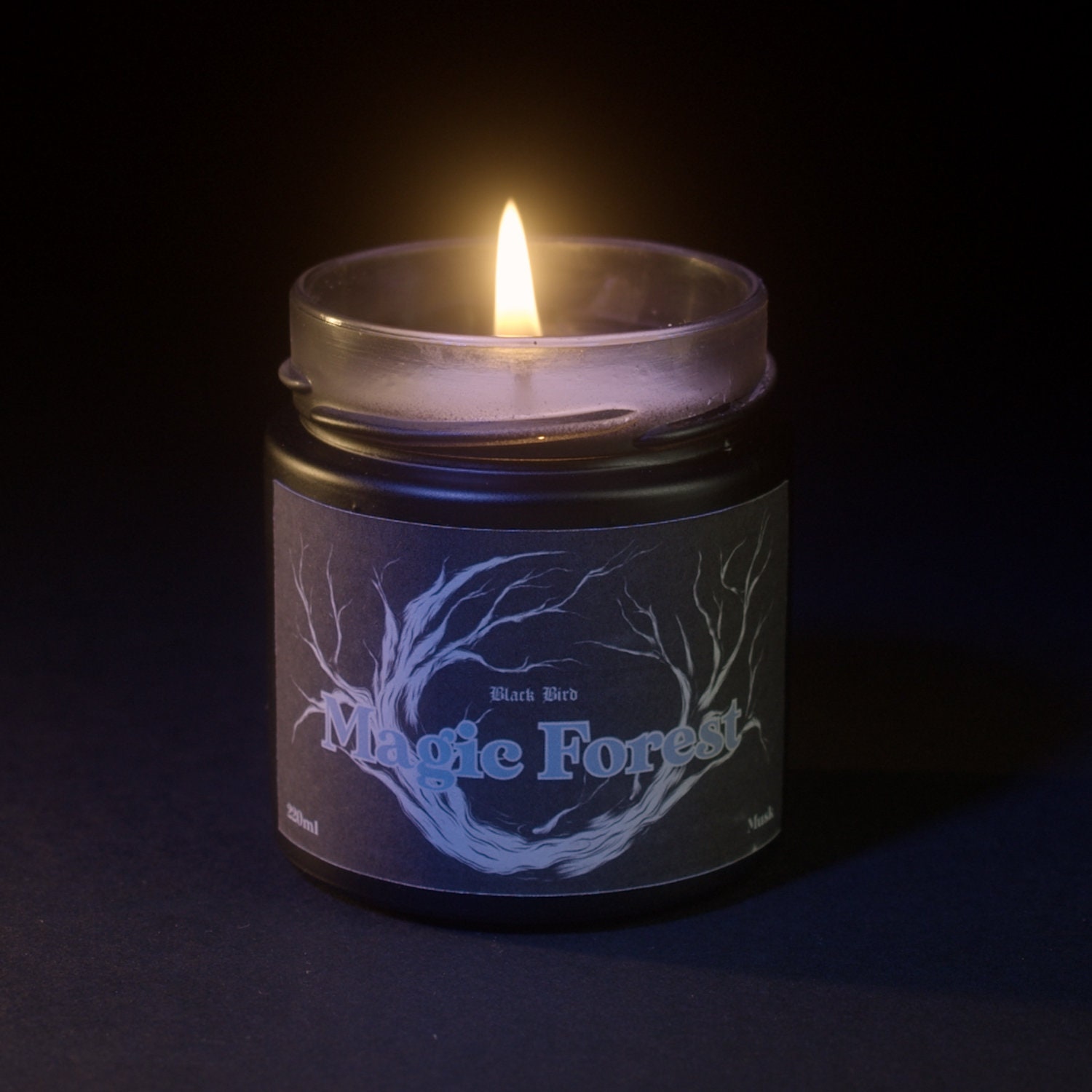 Magic Forest Candle, Bougie Décorative, Cire Naturelle de Soja, 220 Ml/7, 4 Oz