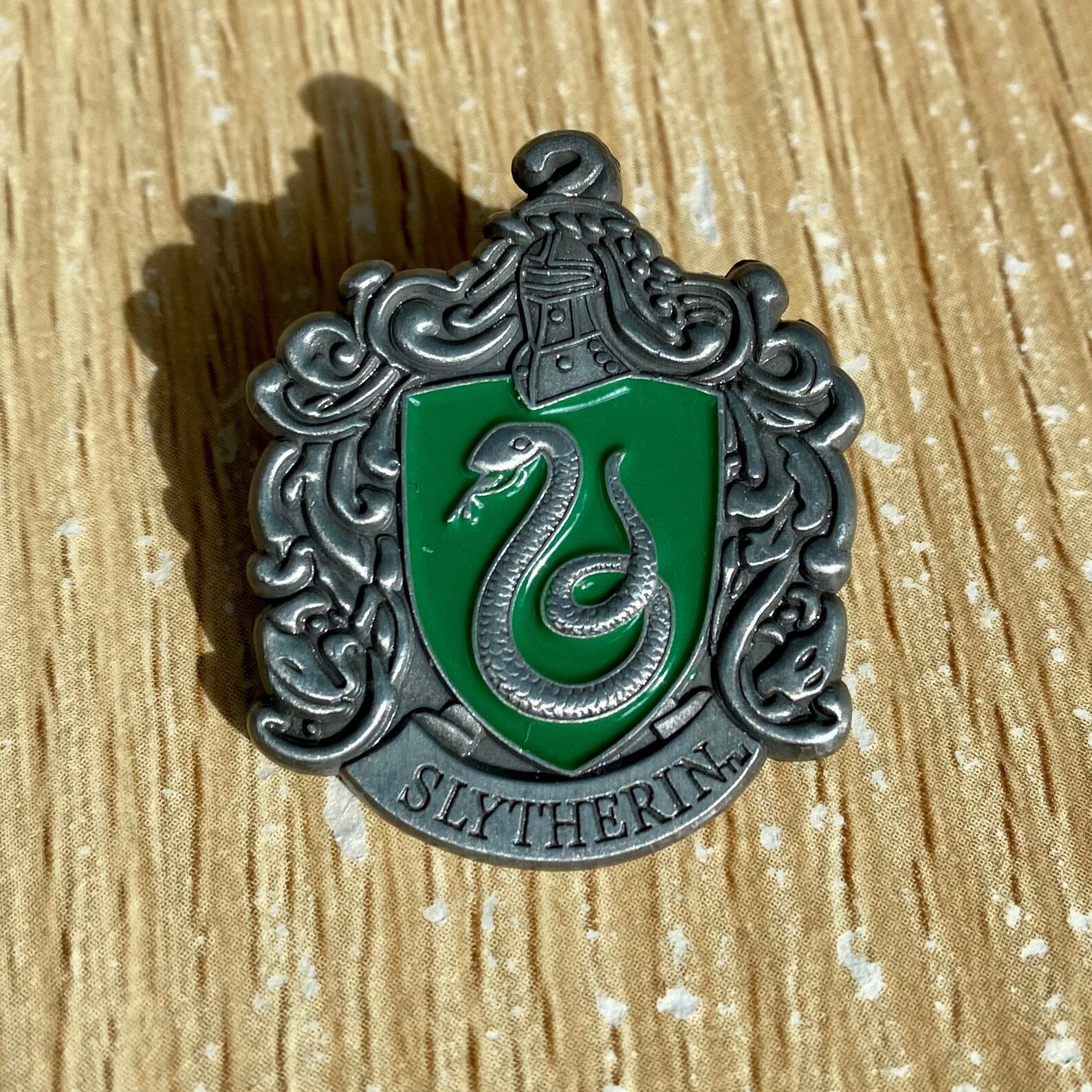 Harry Potter Hogwarts Slytherin Crest Enamel Brooch Pin | Etsy