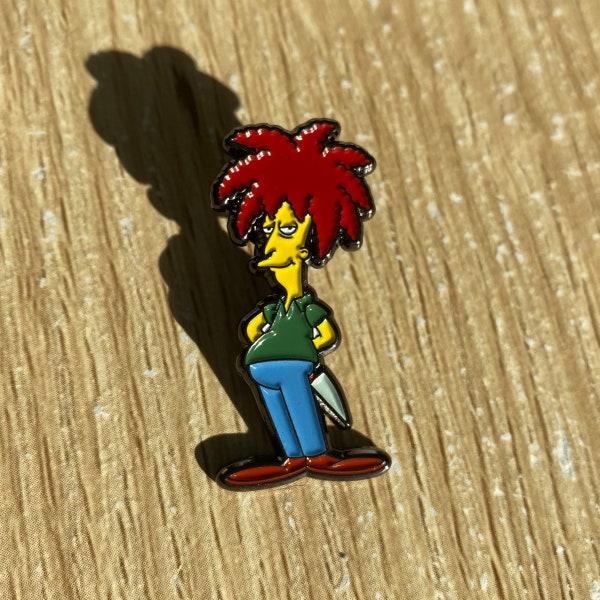 Sideshow Bob The Simpsons Enamel Brooch Pin