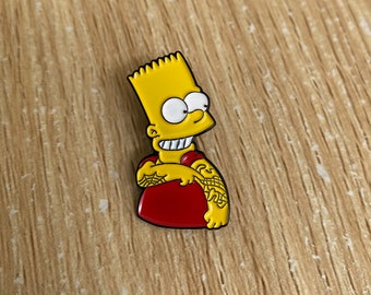 Bart Simpson Tattoo Etsy