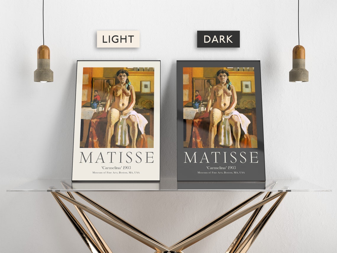 Henri Matisse Poster Henri Matisse Carmelina Exhibition | Etsy India