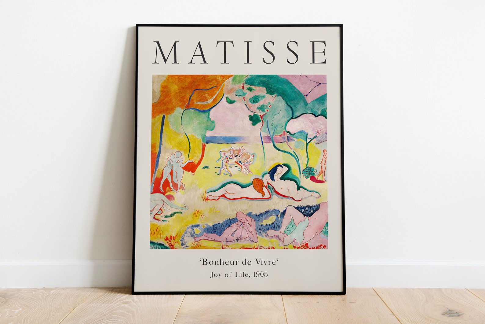 Henri Matisse Poster Matisse Joy of Life Exhibition Poster Etsy