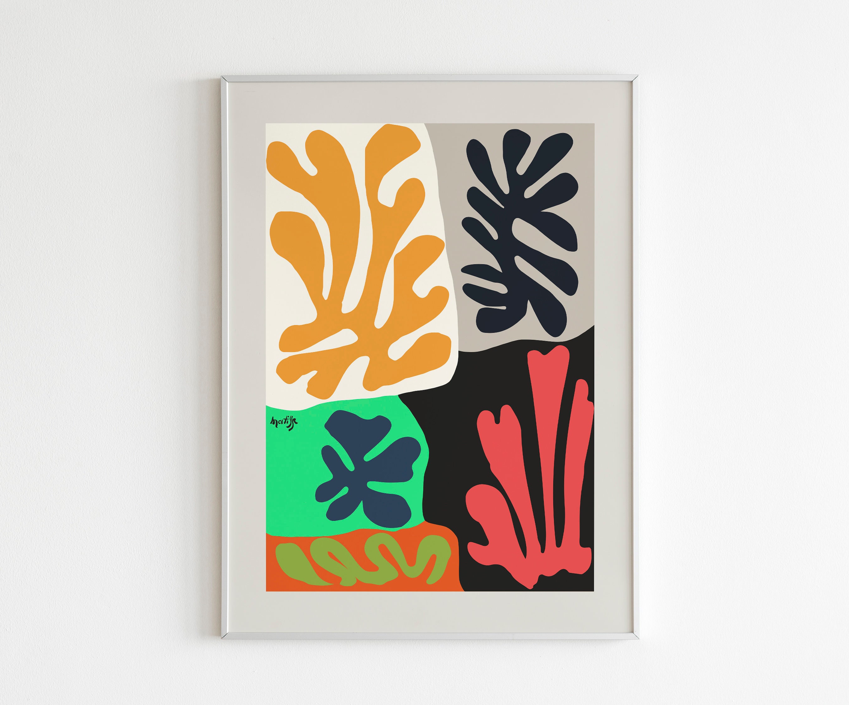 Henri Matisse Cutout Matisse Cutout Print Abstract Art | Etsy