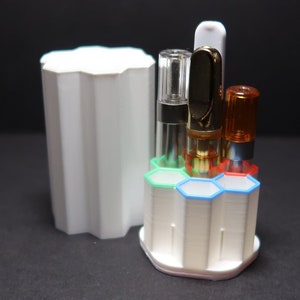 Cart Buddy PRO オーガナイザー | 510 カートリッジ スタッシュ ソーター トップ付き | ベイプ トラベル カート ホルダー