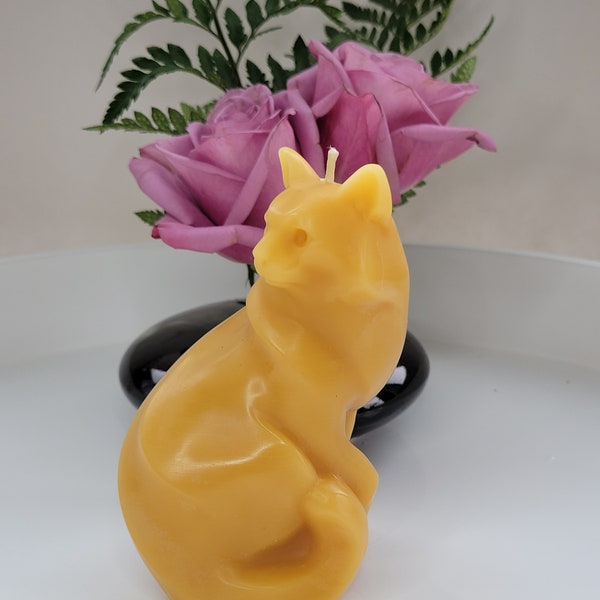 Cat Birthday Candle Etsy