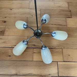 Vintage pendant light, vintage ceiling light 1950s, midcentury pendant light
