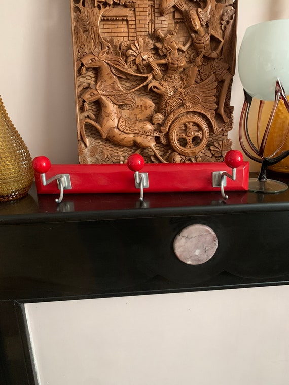 Red coat hook cheap