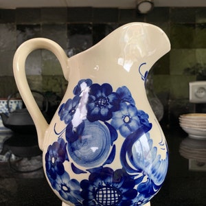 Traditional Polish earthenware jug from Wloclawek.