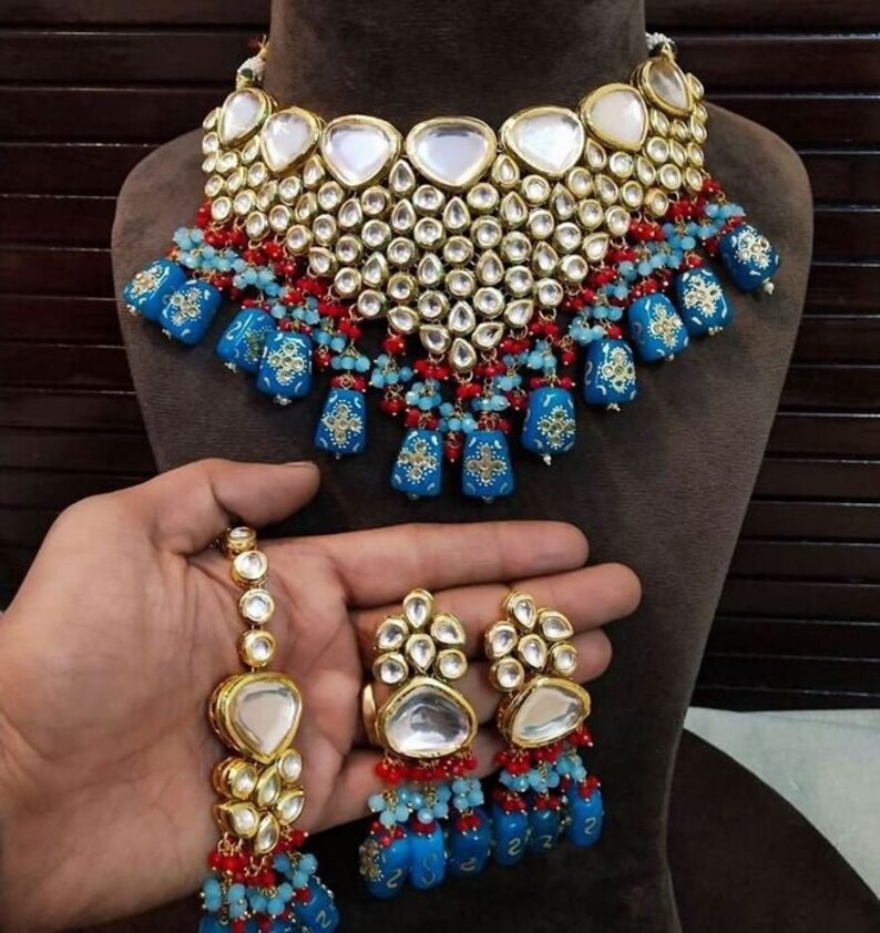 Kundan Necklace Set/elegant Kundan 