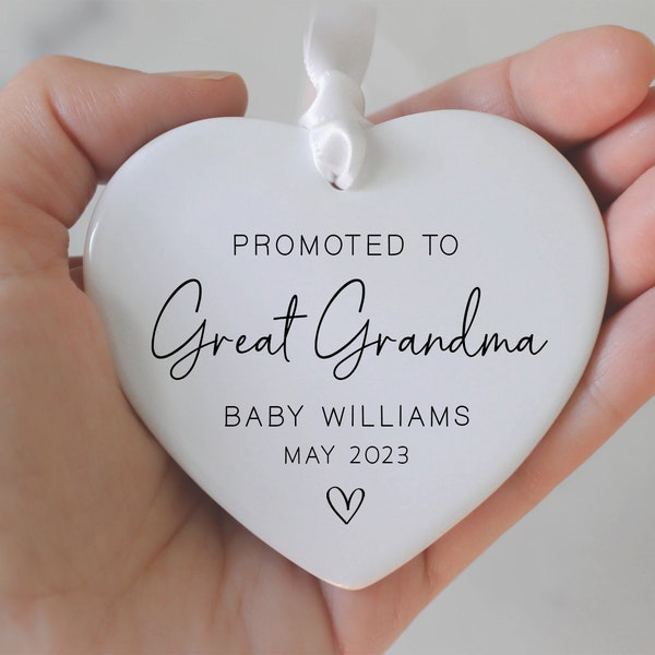 Great Grandma Gift, Pregnancy Announcement to Grandparents, Mother's Day Gift, Personalized, New Grandma Gift, First time Grandma