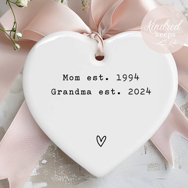 Grandma Gift, Pregnancy Announcement to Grandparents, Mother's Day Gift, Personalized, New Grandma Gift, First time Grandma