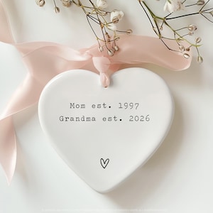 Grandma Gift, Pregnancy Announcement to Grandparents, Mother's Day Gift, Personalized, New Grandma Gift, First time Grandma
