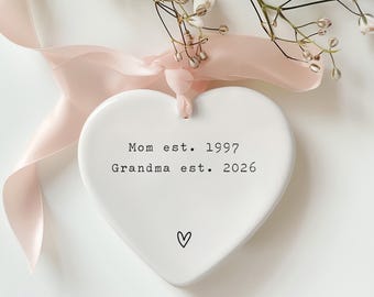 Grandma Gift, Pregnancy Announcement to Grandparents, Mother's Day Gift, Personalized, New Grandma Gift, First time Grandma