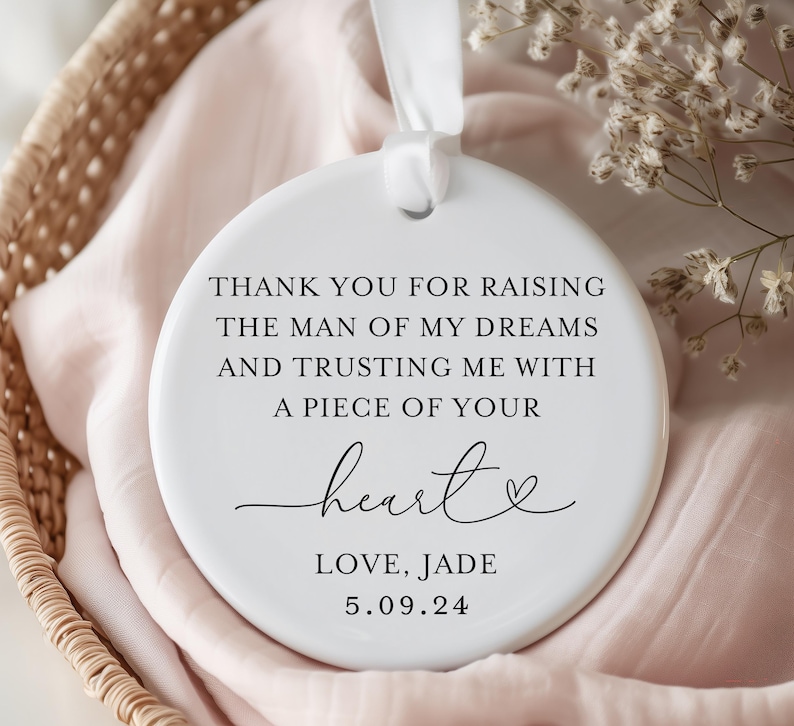 Mother of the Groom Gift from Bride, Mother in law Wedding Gift, Mother's Day Gift, Personalized, Keepsake